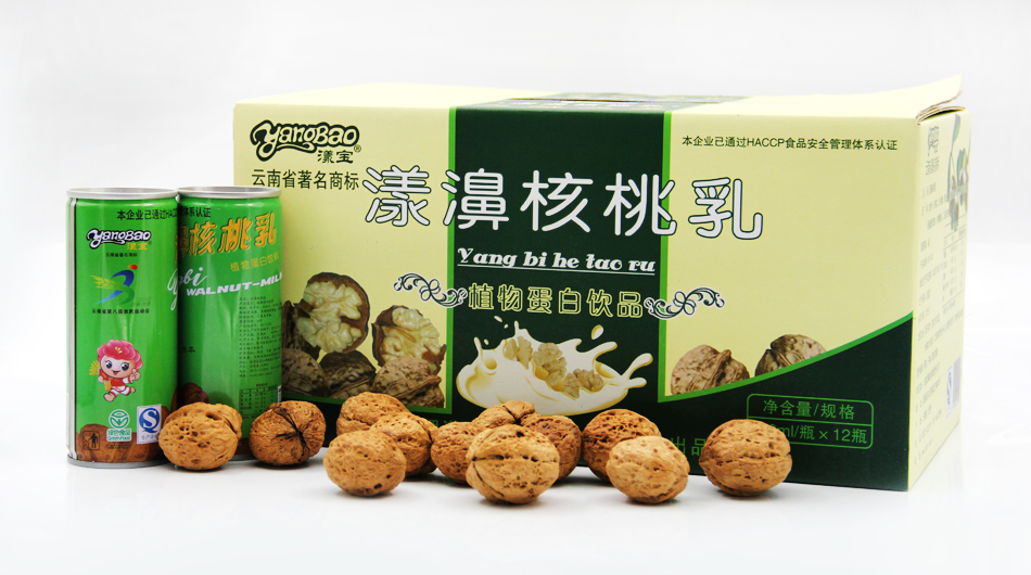 中华特色漾濞馆漾宝yangbao核桃乳植物蛋白饮品240ml12瓶西南