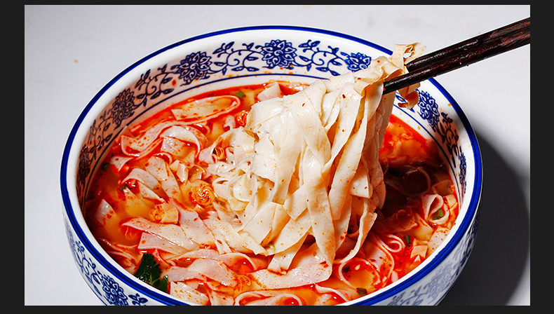 川豫情山西刀削面117g*10袋装 刀削面 酸辣味含调料 手工刀削面片