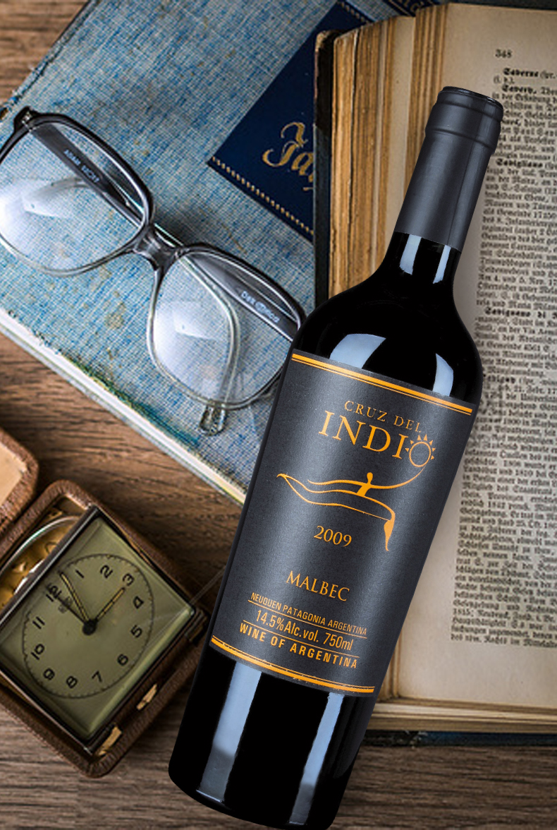 阿根廷原瓶进口红酒巴塔哥尼亚印第奥珍藏马贝克干红葡萄酒750ml