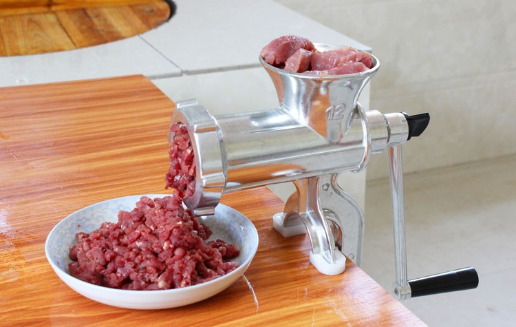 手动绞肉机灌香肠机灌肠机家用小型手摇做饺馅装腊肠罐肠面条机器 12