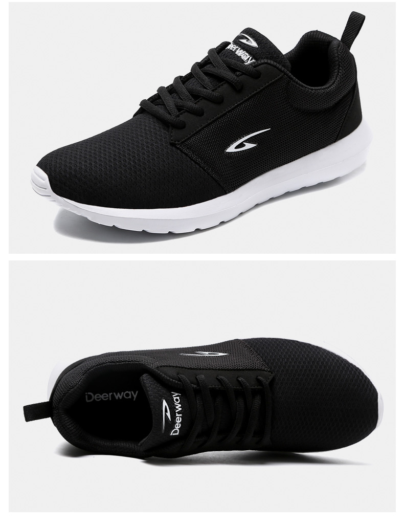 德尔惠男鞋轻跑鞋秋季新款男士跑步鞋休闲跑鞋