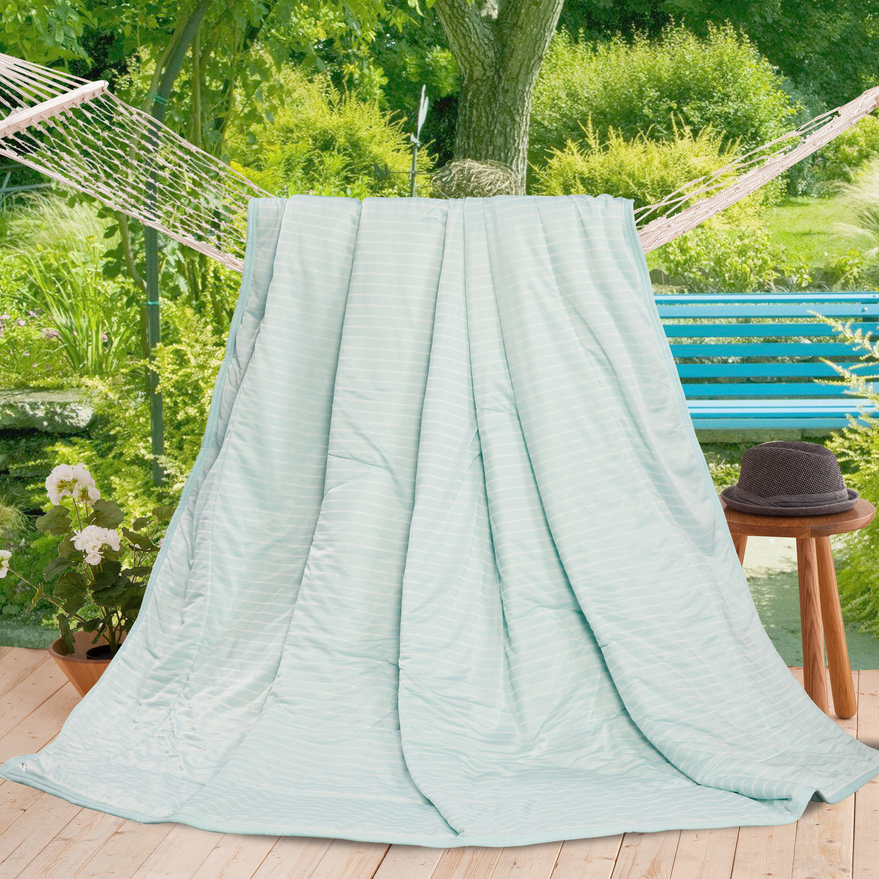 锦佩家纺 冰感夏凉被 夏凉空调被 双人被芯 被子 被褥