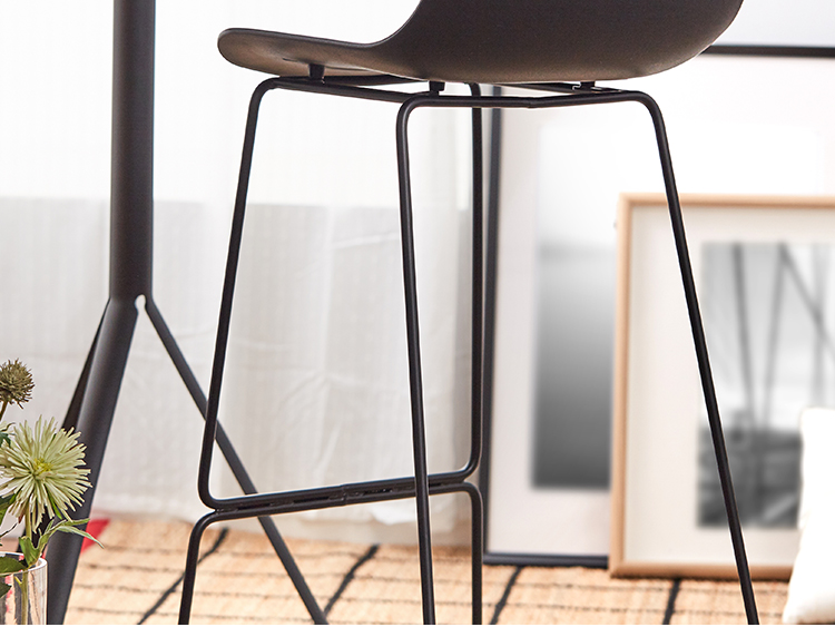 苏宁极物椅子/凳子 苏宁极物 北欧简约现代铁艺吧台椅【价格 图片