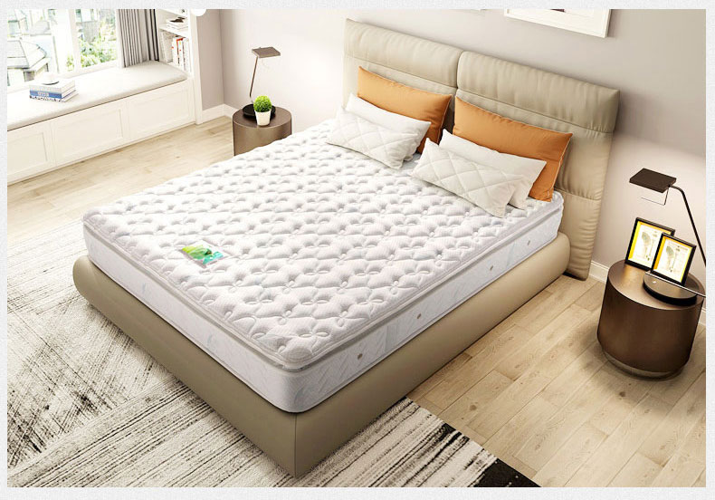 穗宝床垫23cm 高回弹立体按摩弹力棉 芦荟焕肤面料 双垫层精钢弹簧