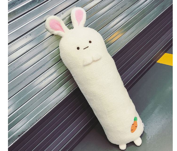 可爱胡萝卜抱枕毛绒玩具长条睡觉公仔女孩玩偶娃娃女生韩版萌玩偶小