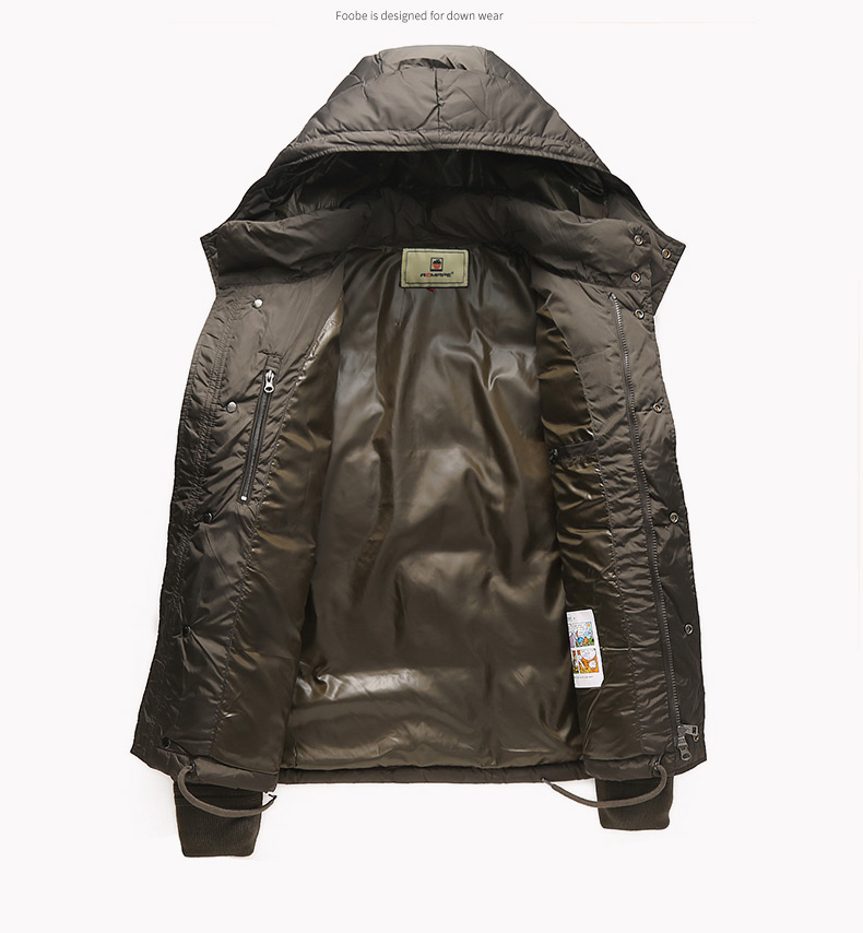 aemape美国苹果羽绒服男士时尚休闲连帽冬季新款外套