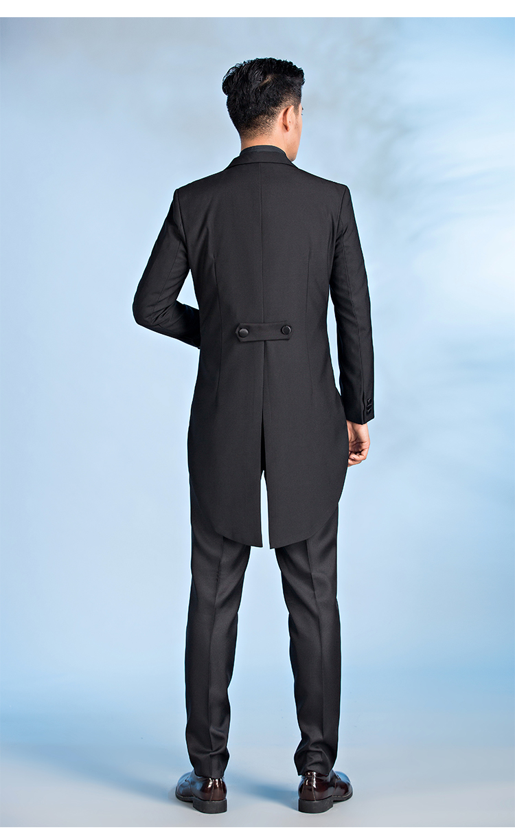 newlake男指挥服装燕尾服套装表演主持人西装合唱成人礼服西服男士