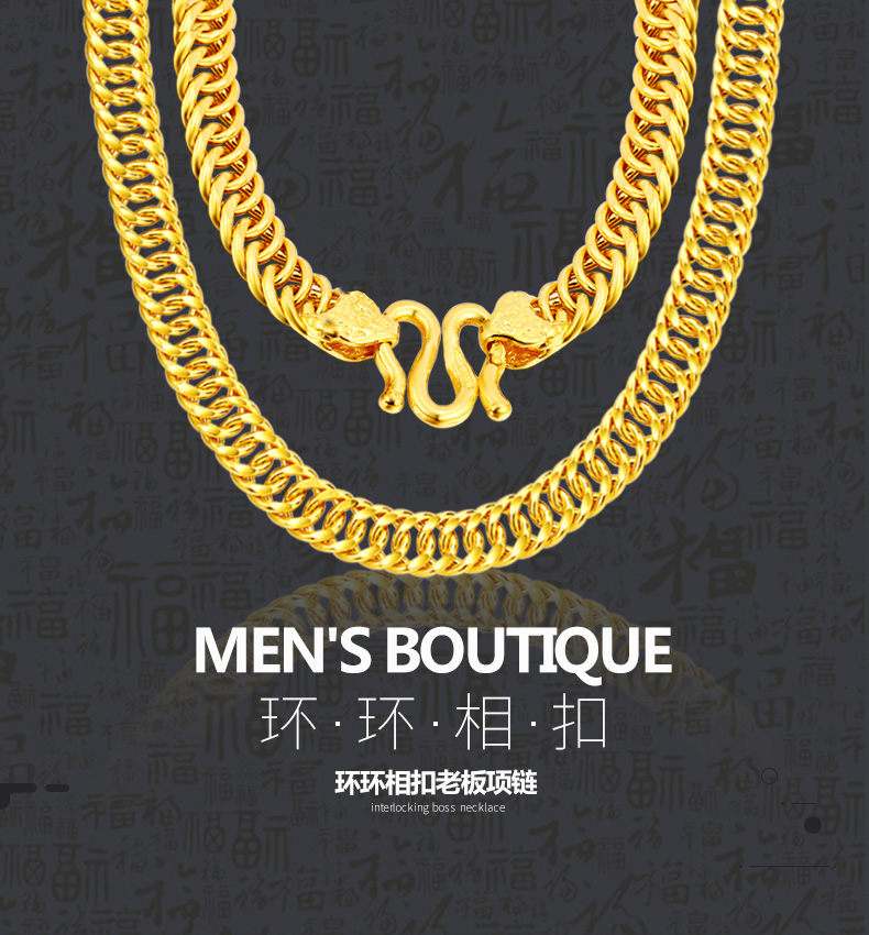 佑爱 黄金男士项链 足金999男士老板链 足金马鞭链男款 Ryual吊坠\/项链【价格 图片 品牌 报价】-苏宁易购佑爱珠宝