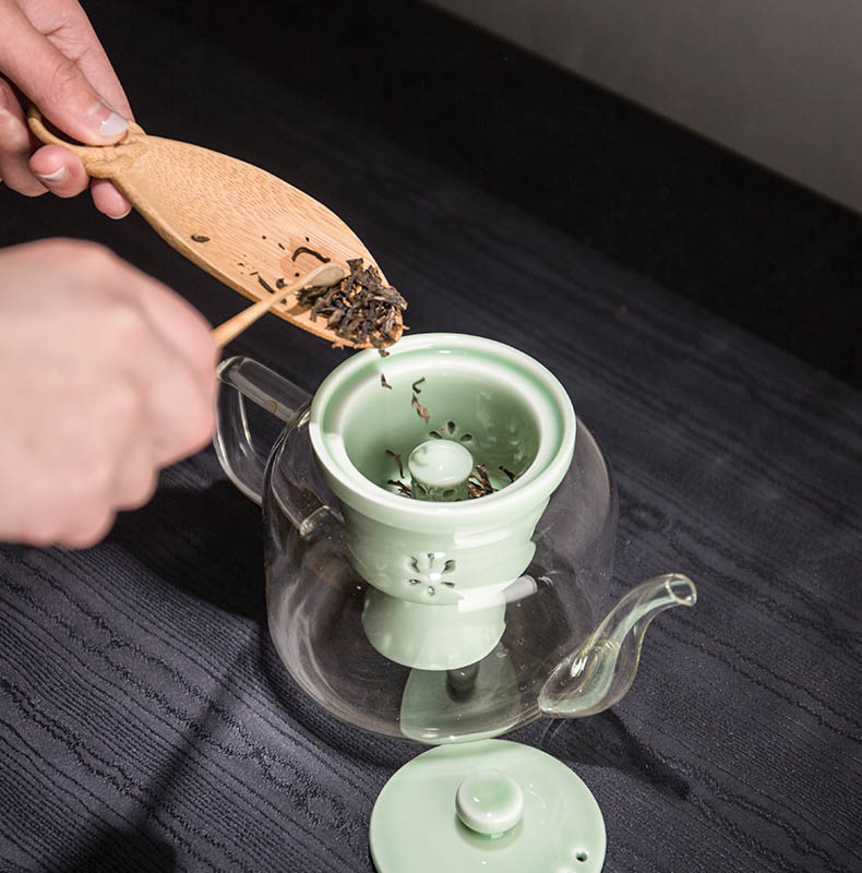 耐热玻璃蒸茶器煮茶器全自动蒸汽黑茶壶普洱茶具电陶炉茶炉