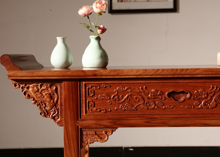 红木条案条几非洲花梨木条桌案几神台香案实木玄关桌中式翘头案