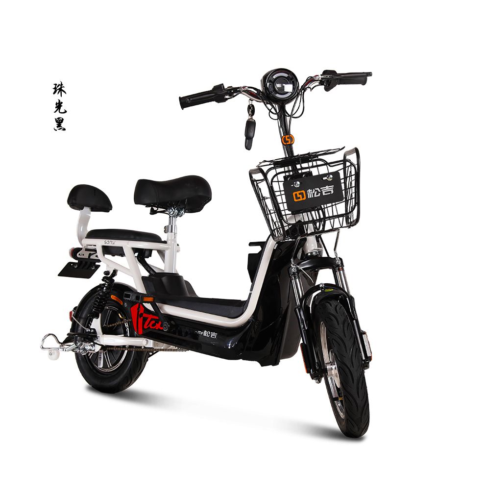 松吉songi新国标3c俊羽14寸48v男女成人电瓶车老人代步车外卖小型电动