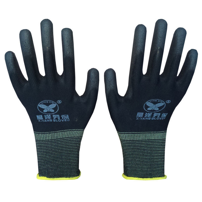 星宇pu508pu518涂掌手套劳保舒适防静电透气电子厂批