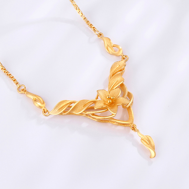 锁骨链套链女款 定制结婚 送恋人计价产品 zsk黄金吊坠/项链hjtl135