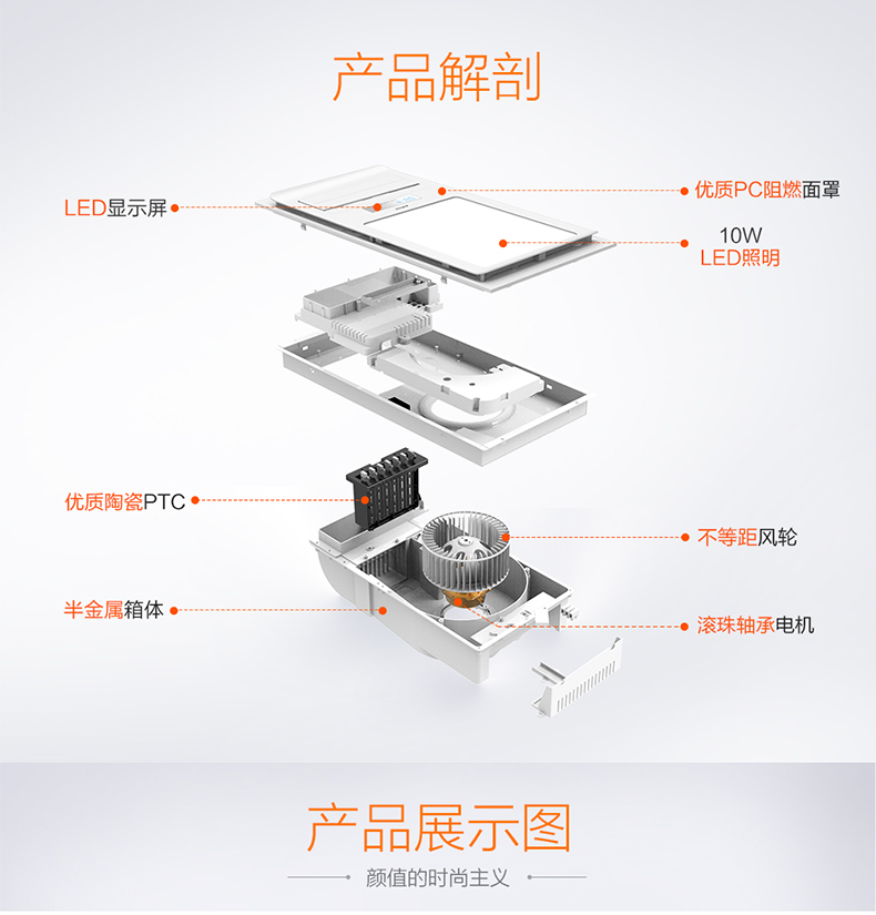 奥普qdp822cs面罩拆卸图片