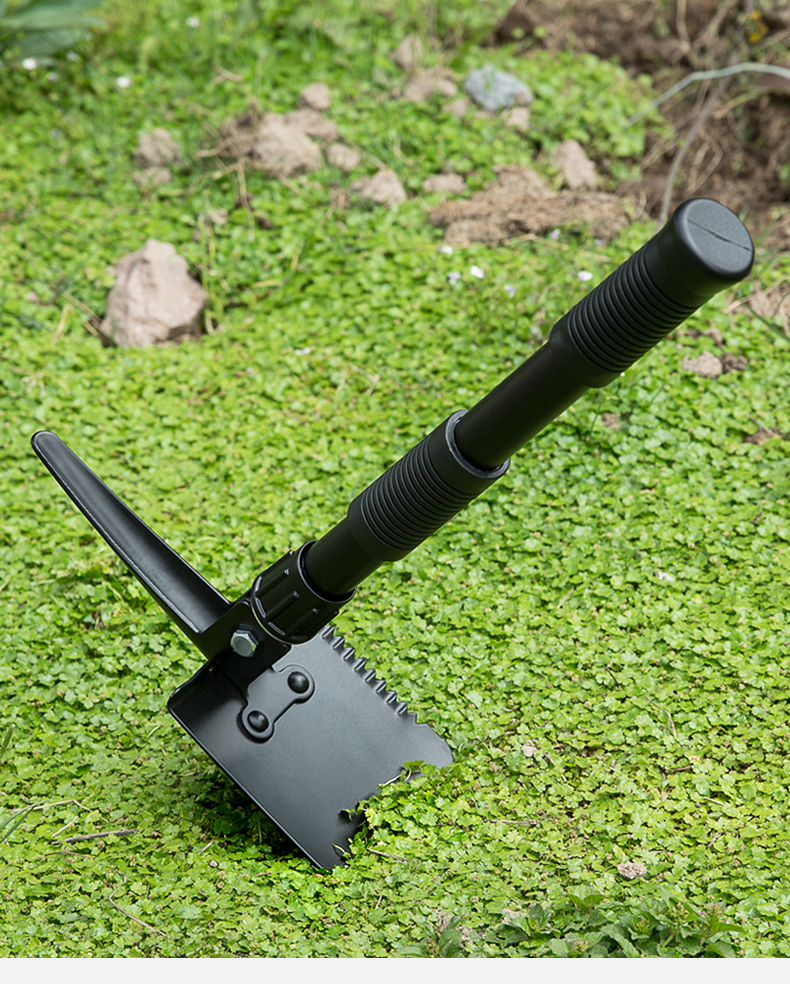 户外工兵铲折叠军工铲多功能铁锹德国锰