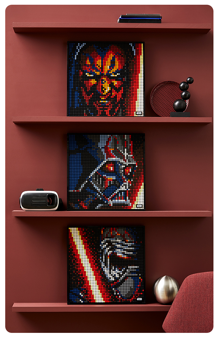 lego乐高艺术生活系列西斯黑暗尊主31200成人收藏18岁装饰画玩具积木