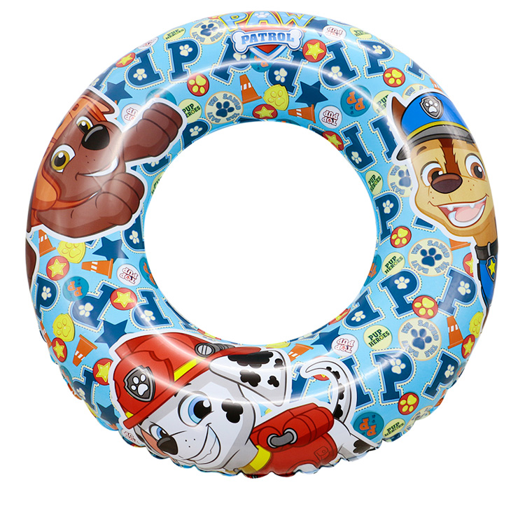 汪汪队立大功60cm游泳圈a儿童游泳圈加厚充气腋下圈610岁小孩浮圈女孩
