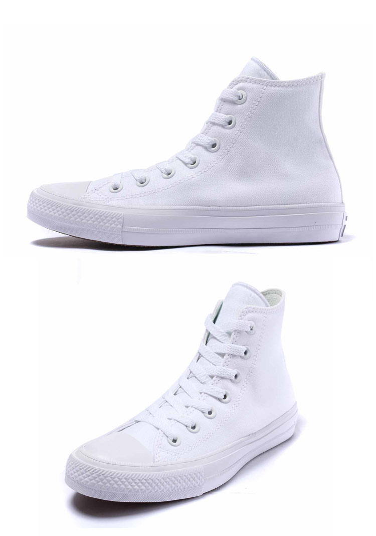 converse匡威男女鞋帆布鞋经典高帮运动休闲鞋150148c白色35码
