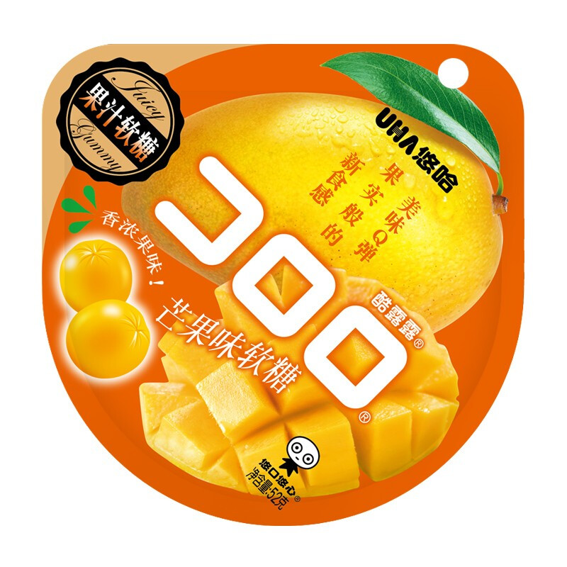 g  × 1 核心参数品牌:悠哈(uha) 类别:橡皮糖 口味:甜味 净含量:52克