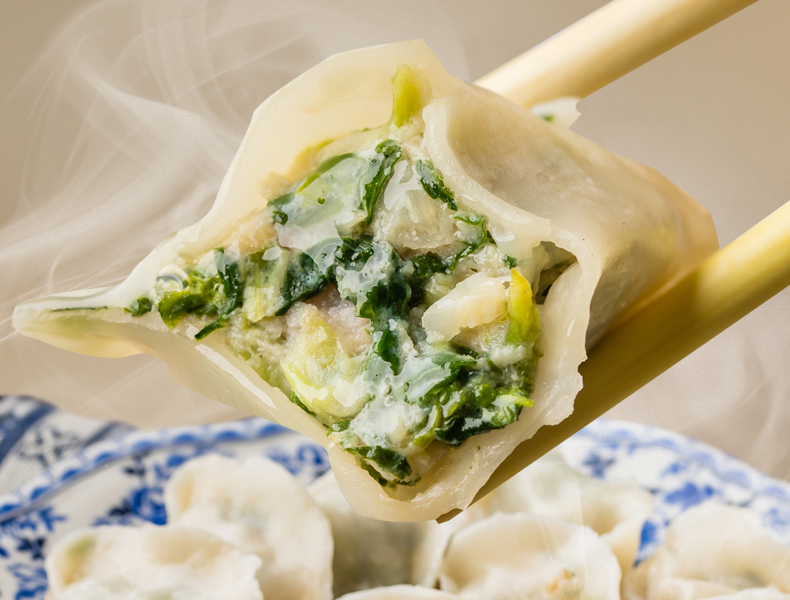 苏宁生鲜海霸王甲天下黑珍猪荠菜猪肉水饺600g40只装