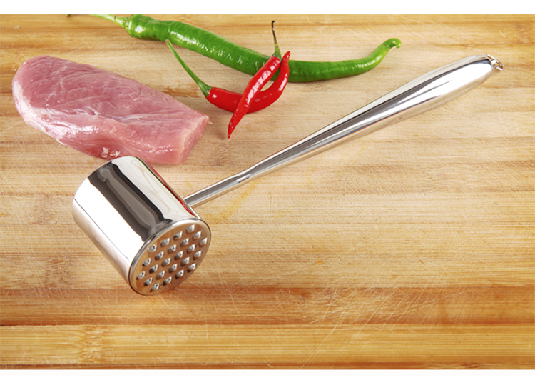 宜莱芙加厚不锈钢敲肉锤猪肉牛排锤松肉锤打肉锤砸肉锤娕肉锤