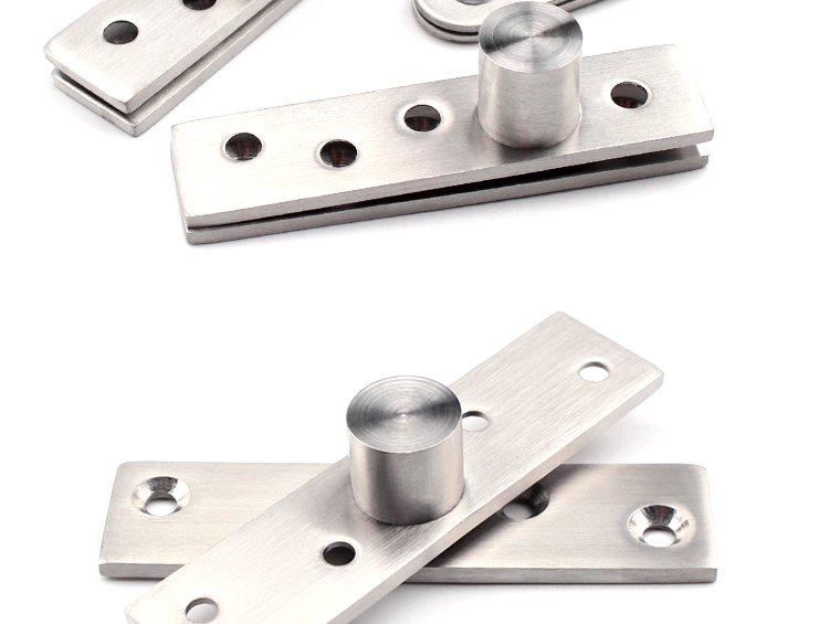 铰链合页360度旋转不锈钢上下合页展板正芯偏芯旋转轴加厚