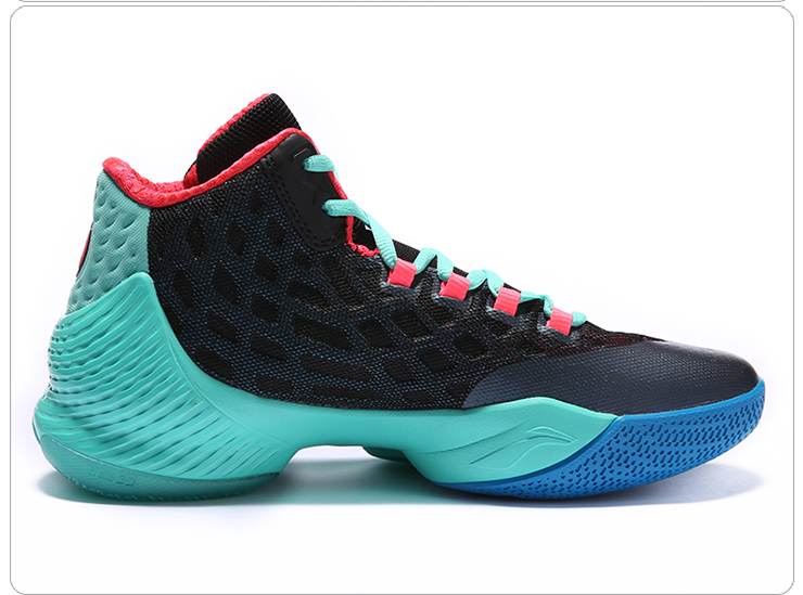 李宁cba篮球鞋2016秋冬空袭3代男鞋减震高帮篮球比赛运动鞋