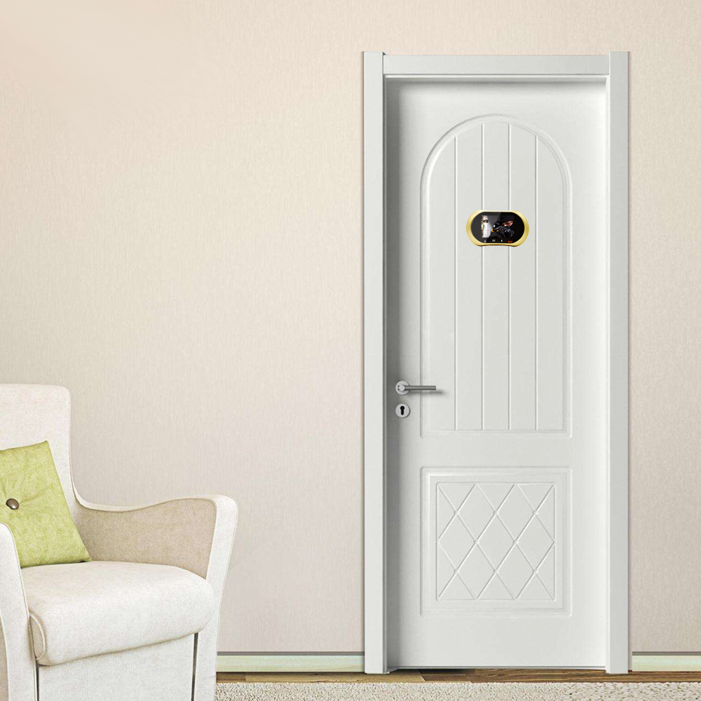 九彩鹰皇电子猫眼门铃智能可视门铃家用对讲防盗门猫眼摄像头监控