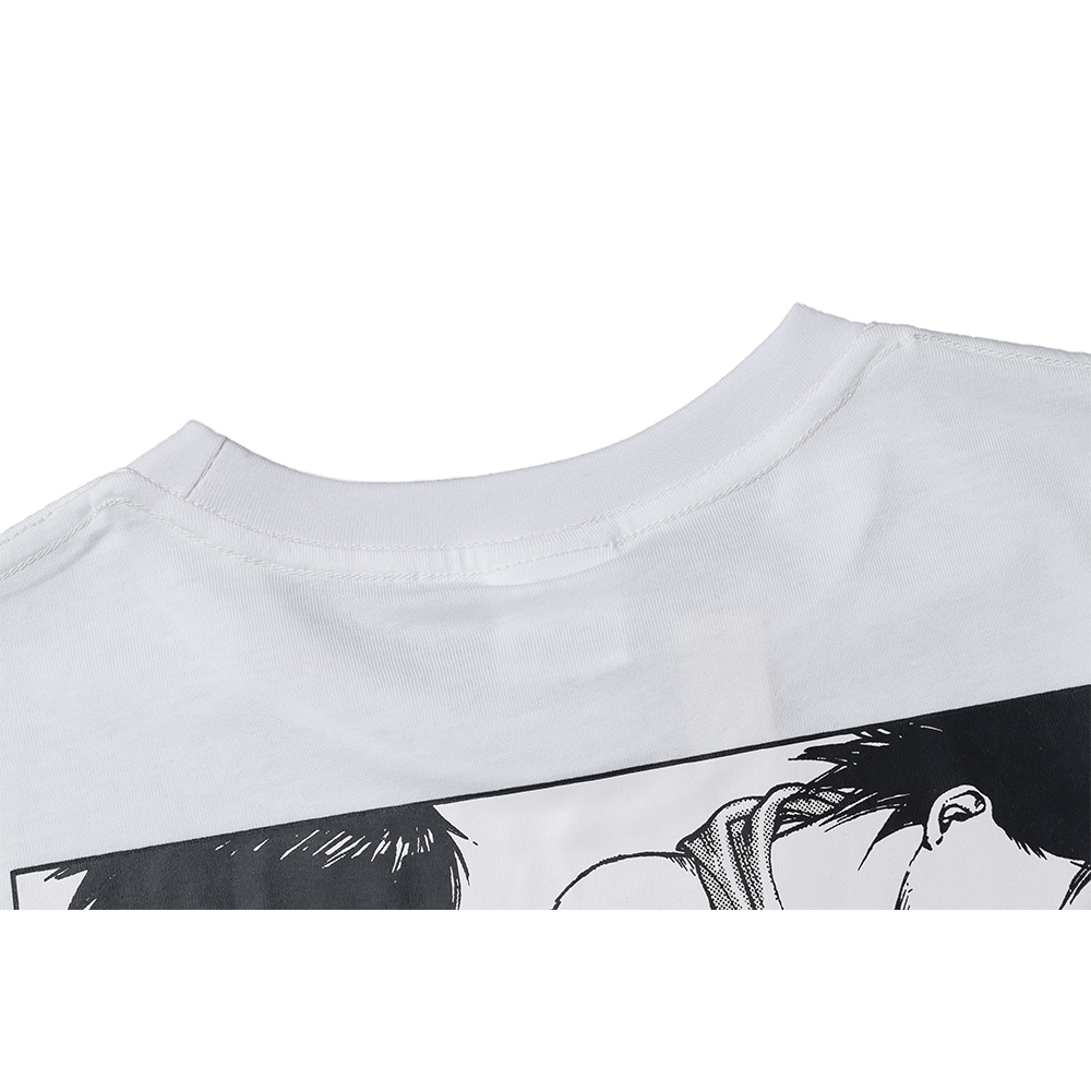 薇姬桑妮2018新款欧美潮牌supreme阿基拉打针注射短袖男女情侣同款t恤