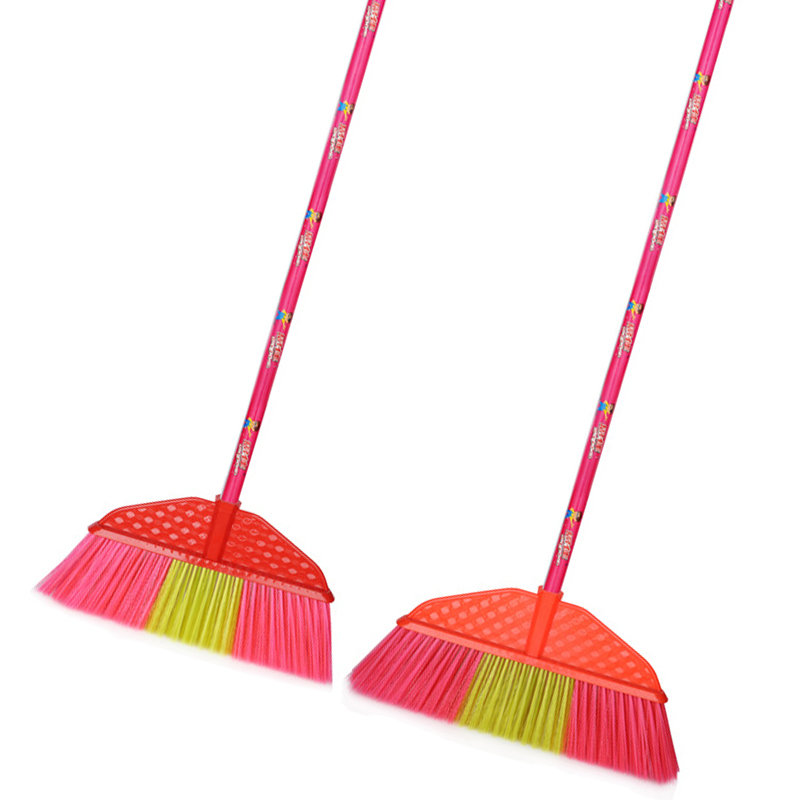 塑料扫把大号环卫扫帚学校工业扫硬毛扫把扫室外扫水木柄扫把 640大号