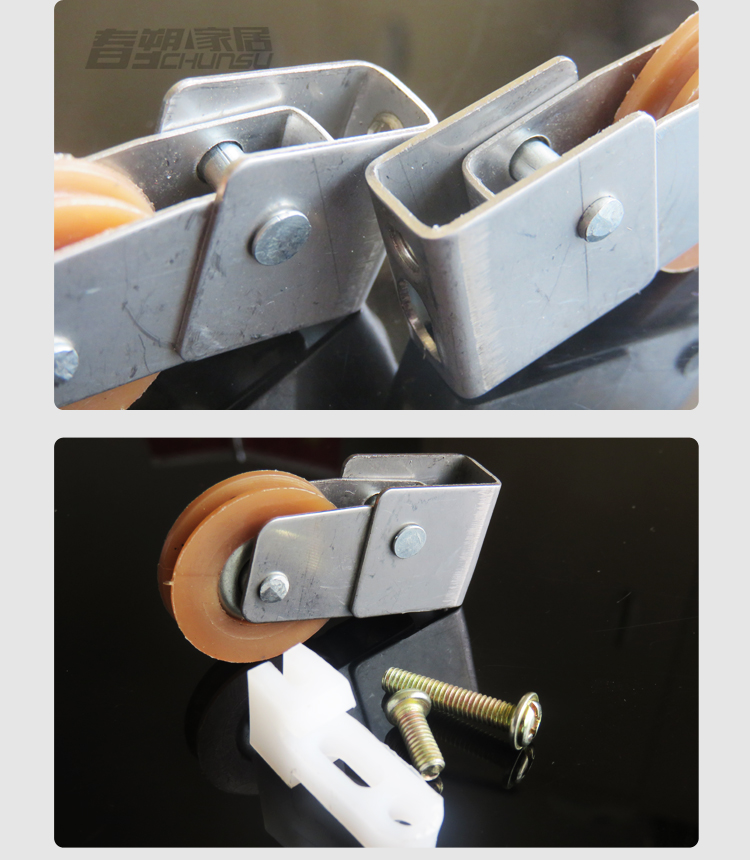 月涵 老式70滑轮 铝合金滑轮 窗户滑轮推拉窗滚轮 窗户轮子移窗滑轮