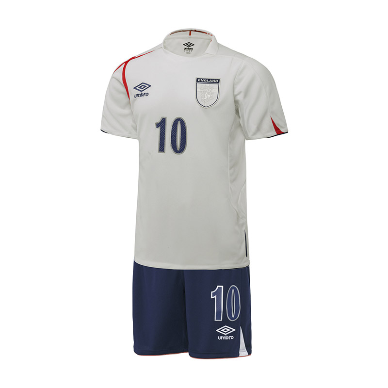 umbro茵宝欧文98英格兰复古球衣套装