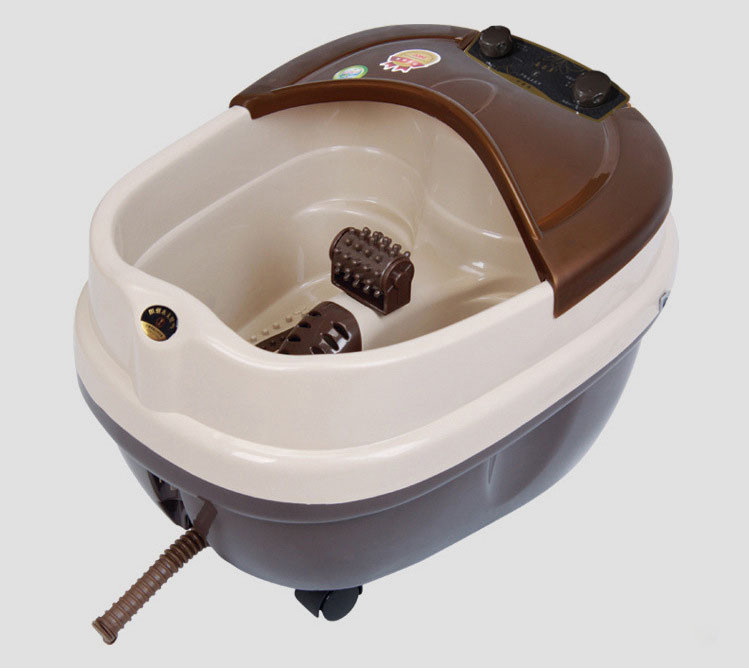 欧伦萨中老年香薰自动按摩洗脚盆泡脚盆深桶足浴器电动按摩加热