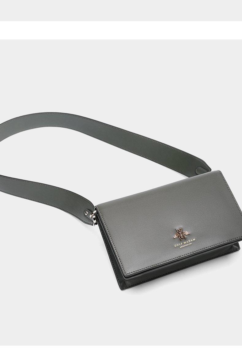 golf/高尔夫包包女2018秋冬新款单肩包时尚带牛皮斜挎小仙女方包七夕