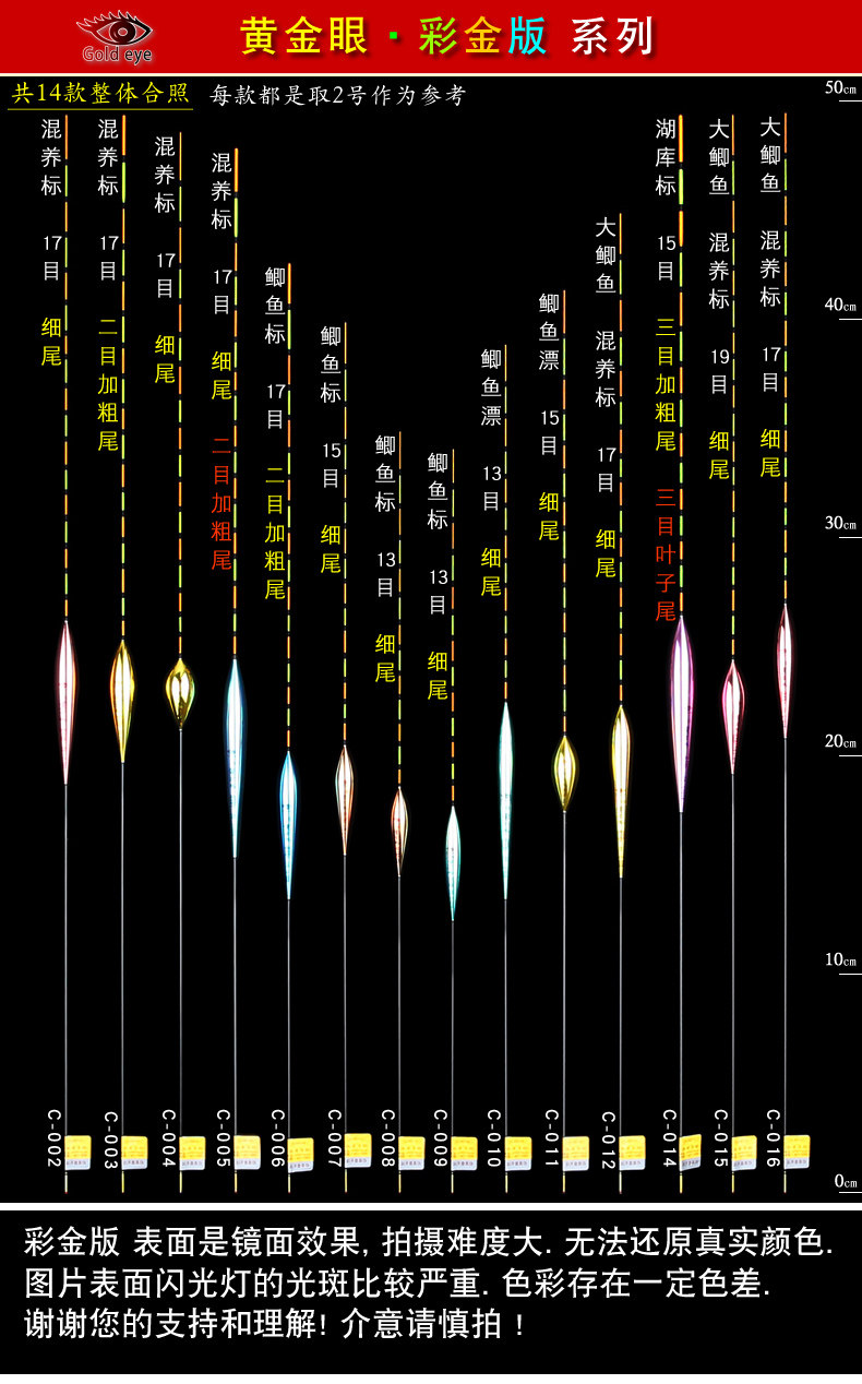 旗舰店彩金版纳米浮漂黑坑漂竞技浮标鲫鱼漂醒目漂
