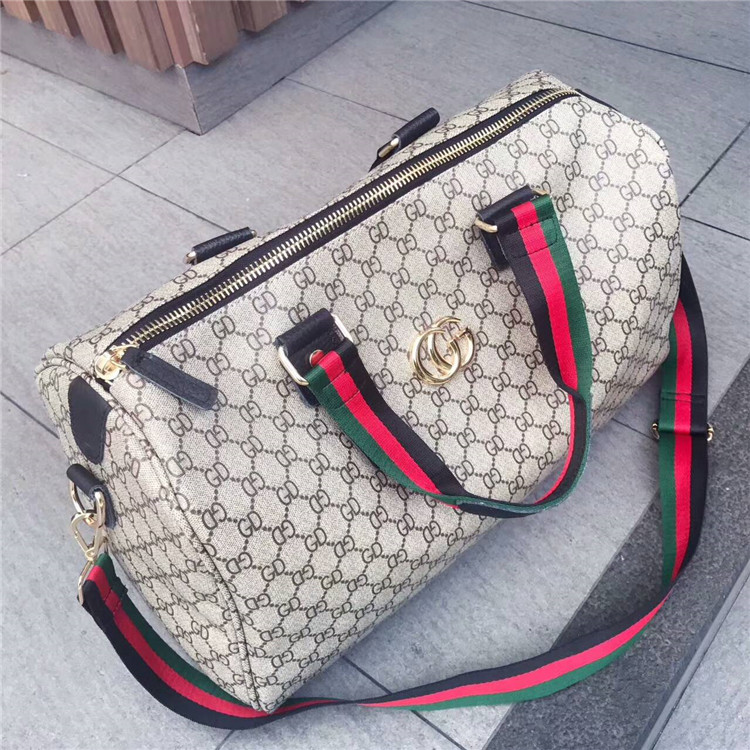 2017新款女包大容量手提包gd字母印花包包欧美时尚行李包单肩包