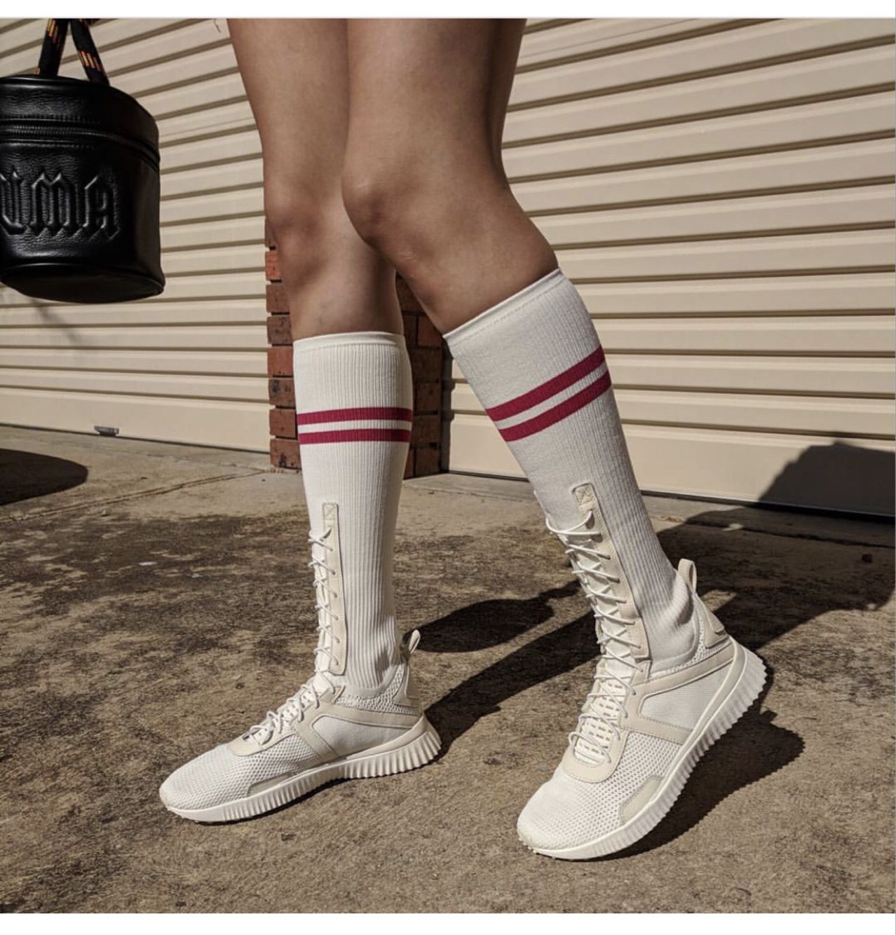 pumaxfentytrainerhi新款高帮蕾哈娜长筒袜子鞋休闲运动女鞋