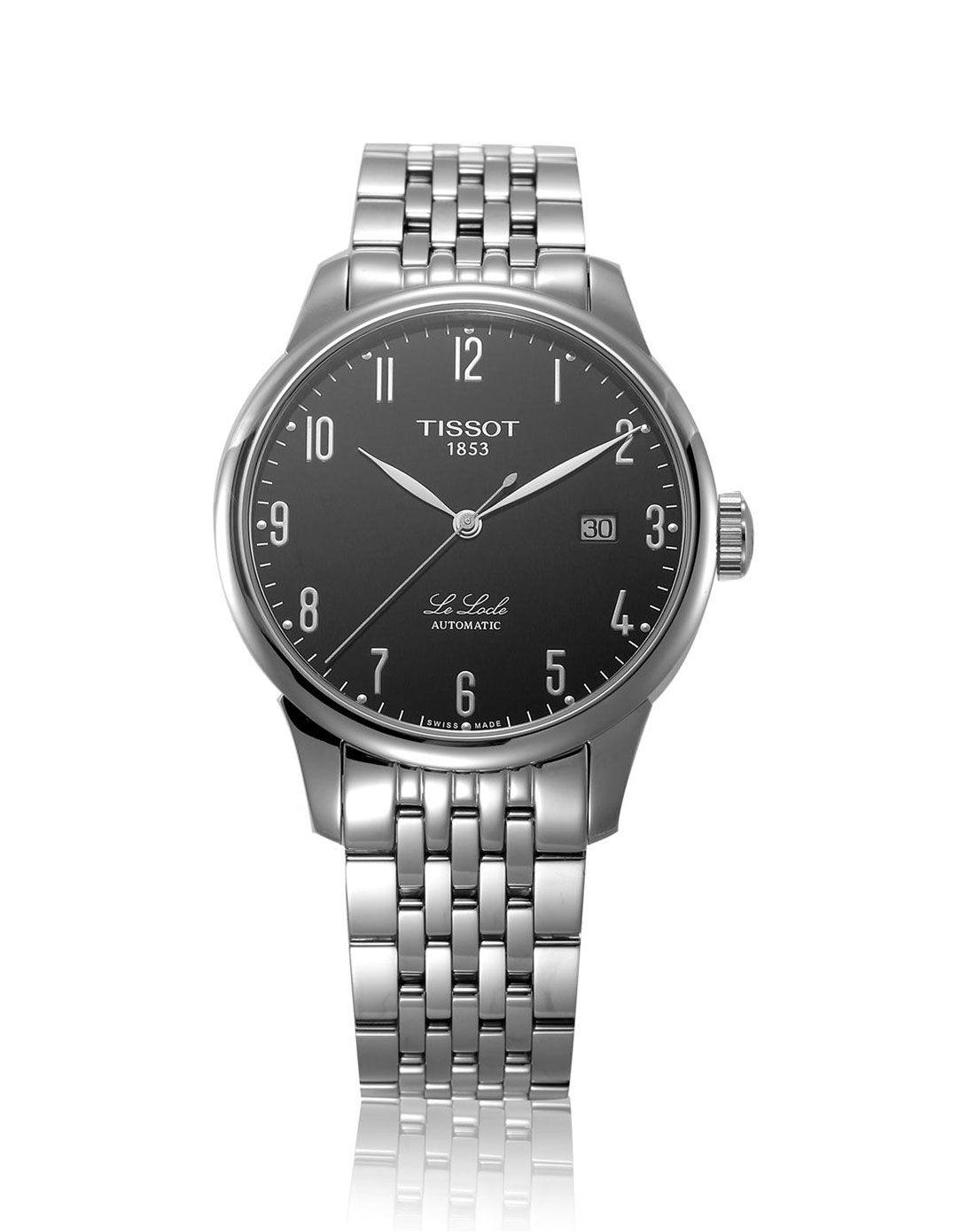 天梭(tissot)力洛克系列自动机械正装情侣手表t41.1.483.52 t41.1.
