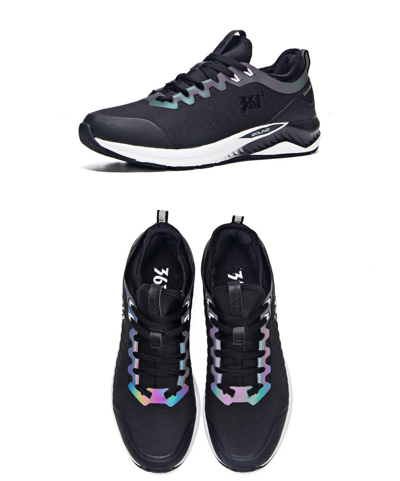 361°男鞋bound科技镭射运动鞋内靴式防泼水减震跑步鞋男