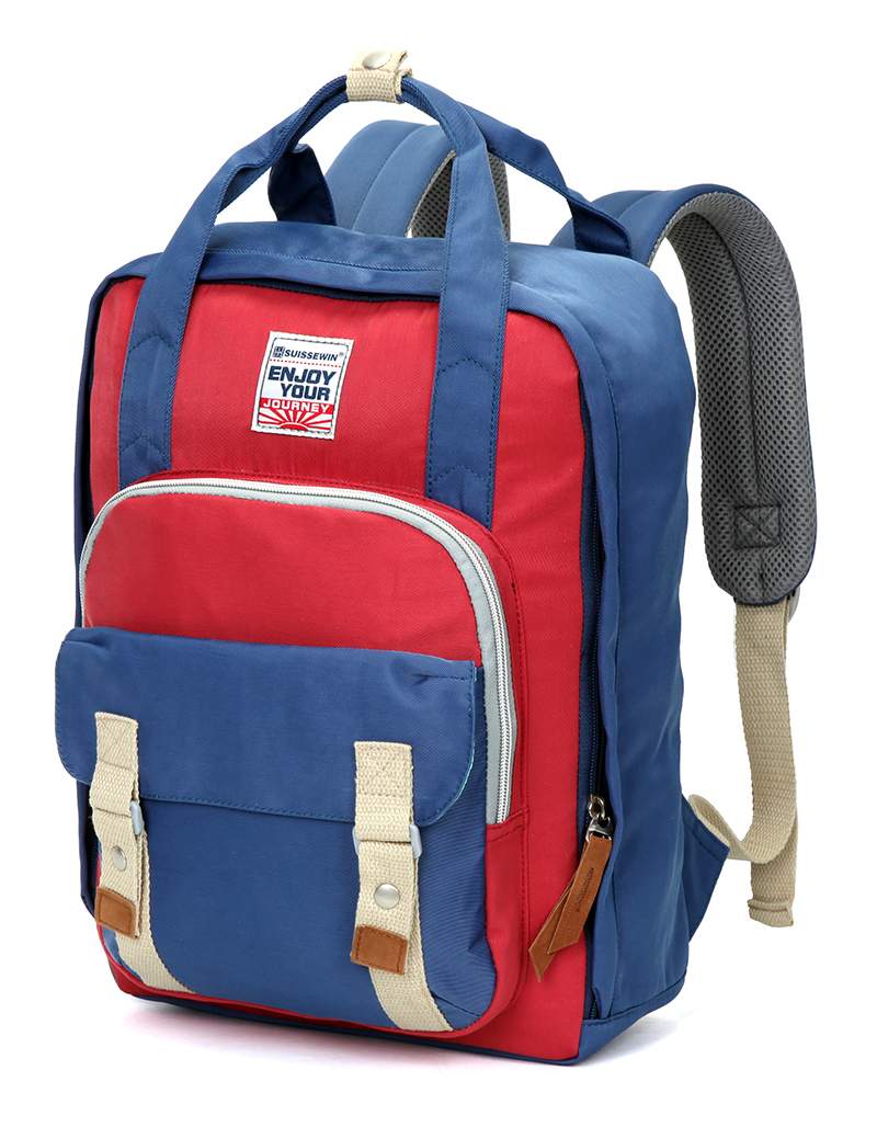suissewin瑞士十字双肩包简约背包户外轻便背包学生书包sn17107