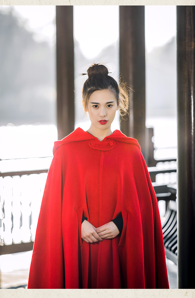 珊诗丽(sexemara)女士大衣 902新款筱辰 无心法师复古