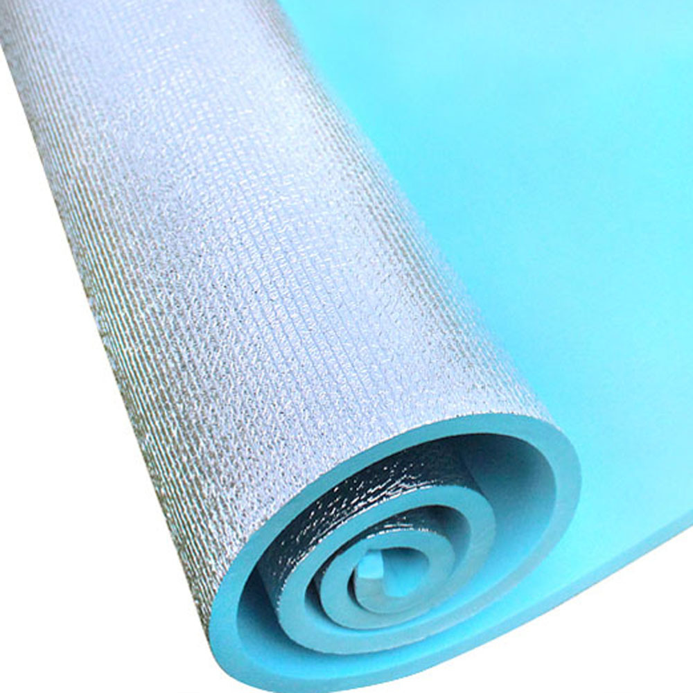 户外防潮垫eva单人防潮垫野营防潮垫铝箔防潮垫蓝色
