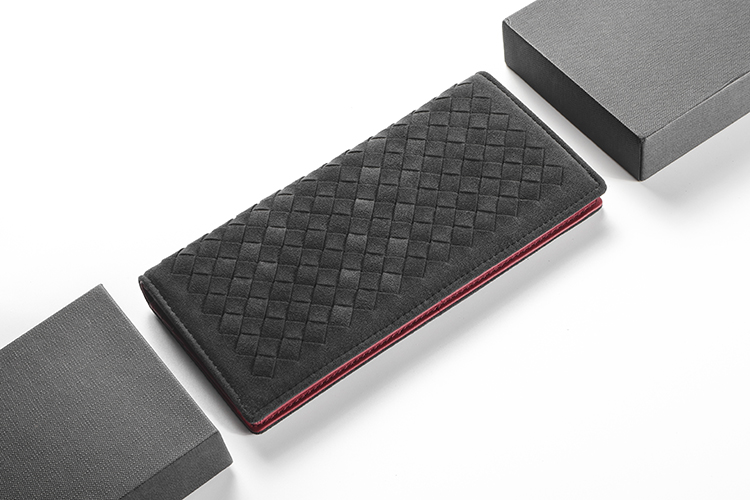 alcantara时尚手包男士长款翻毛皮麂皮钱包真皮男包手拿包