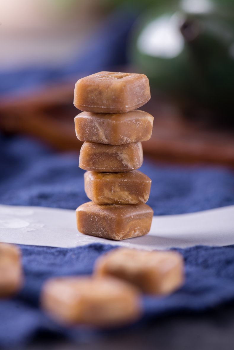 超级新品 何老二 梨膏糖 硬质糖果 42g/盒 15粒装