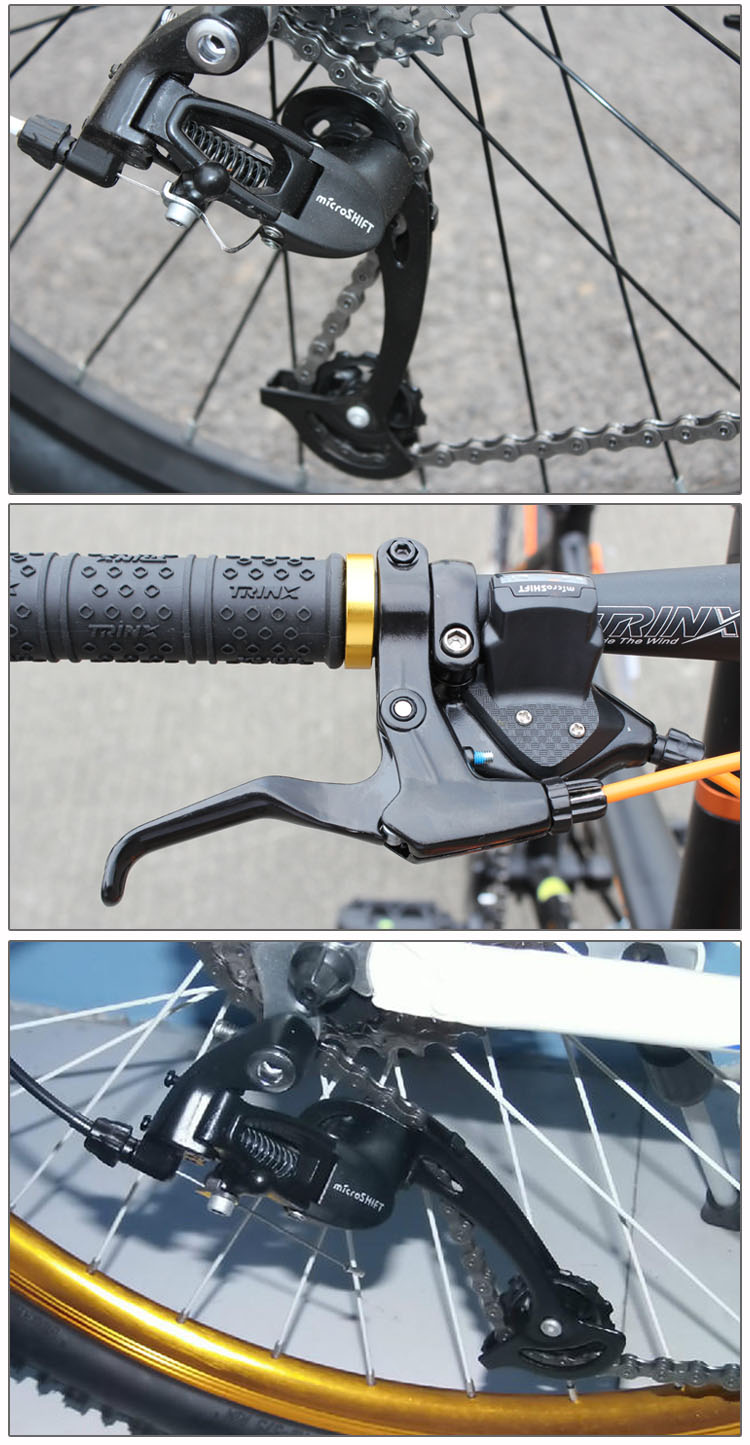 变速器套件824速927速自行车山地车27速指拨m40前拨rd45后拨