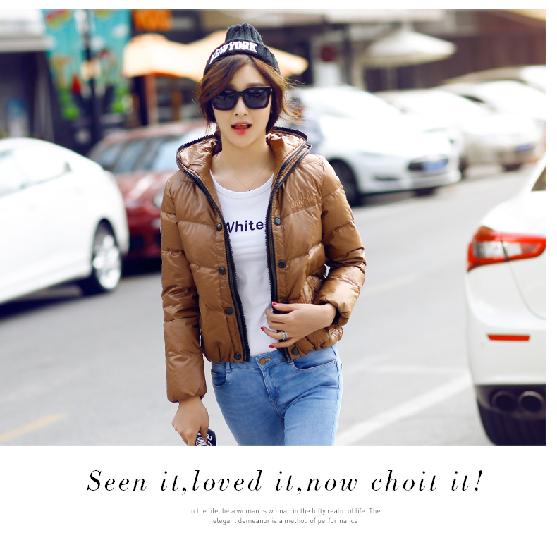 902新款千仞岗反季清仓短款羽绒服 时尚休闲修