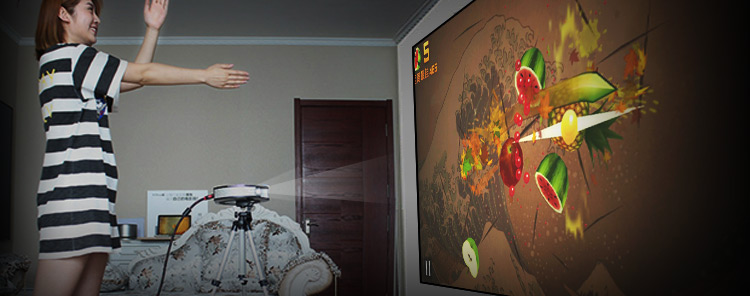 海尔旗下小帅（Xshuai）UFO梦想版 家用 便携 智能 投影机（WIFI联网 3D高清 微联 无屏影院）