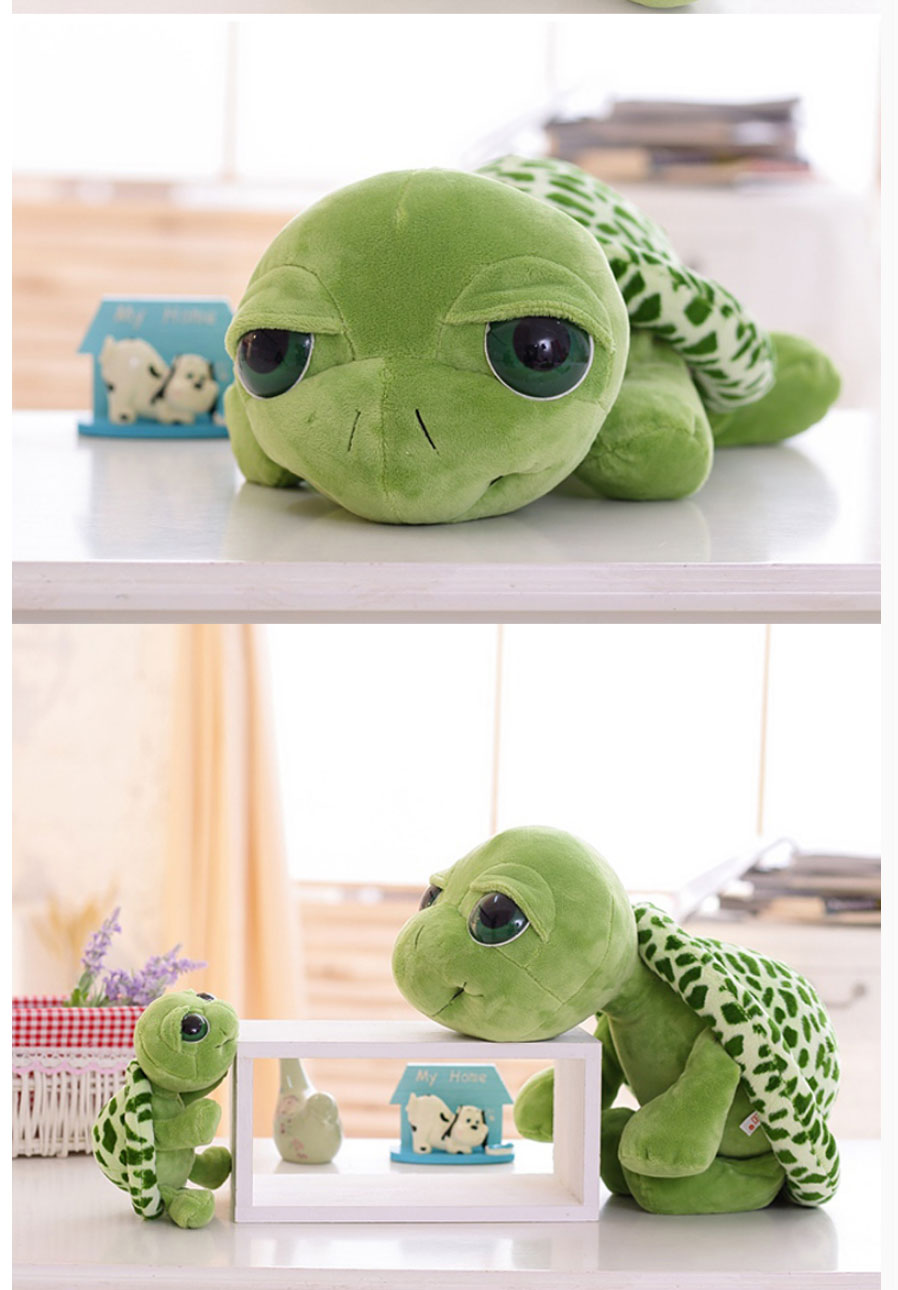 男女宝宝毛绒玩具乌龟毛绒大眼小海龟玩具乌龟玩具公仔乌龟玩偶抱枕送