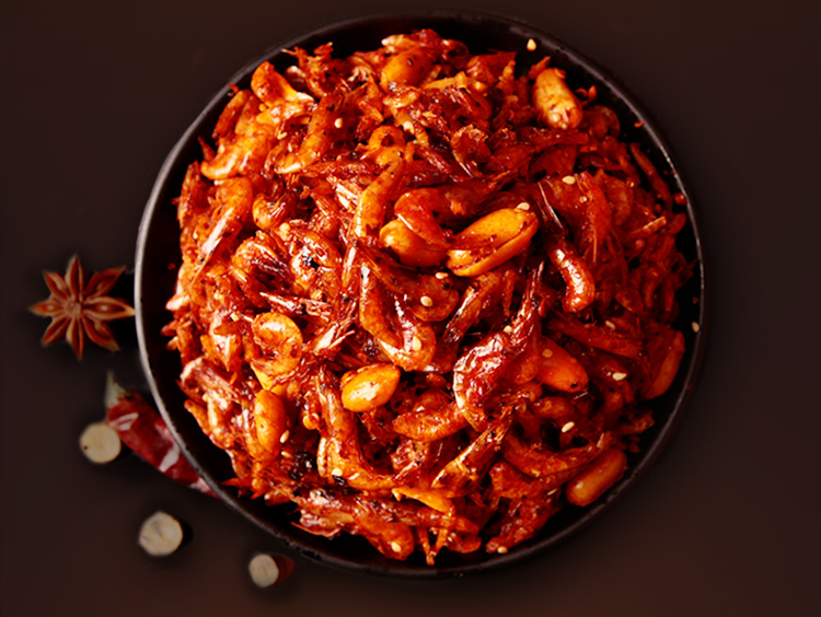 苏宁超市自营超级新品 蜀道香 海鲜 麻辣小虾米脆虾300g(休闲零食)