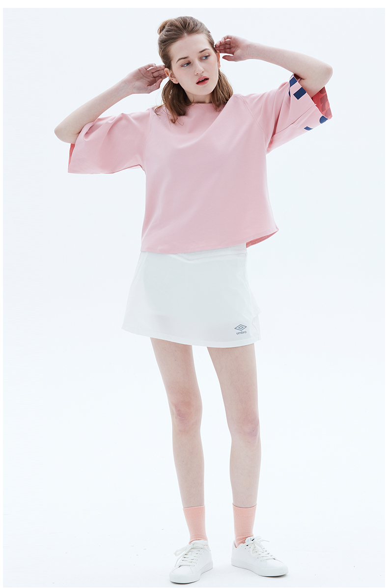 茵宝umbro女装短袖t恤运动服运动休闲ucc63010-401